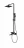 Wonzon &amp; Woghand Edge WW-88739003-MB Душевая система черный матовый