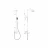 Wonzon &amp; Woghand Edge WW-88739003-MB Душевая система черный матовый