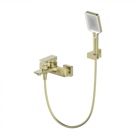 Wonzon &amp; Woghand Edge WW-88639003A-BG Смеситель для ванны с душем темный графит