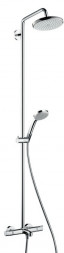 Hansgrohe Croma 220 Showerpipe 27223000 Душевая стойка с поворотным держателем