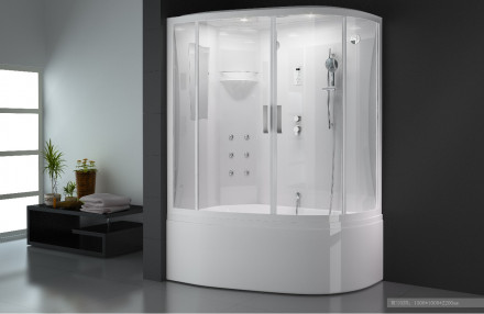 SSWW WU103BR душевая кабина с ванной 150x100