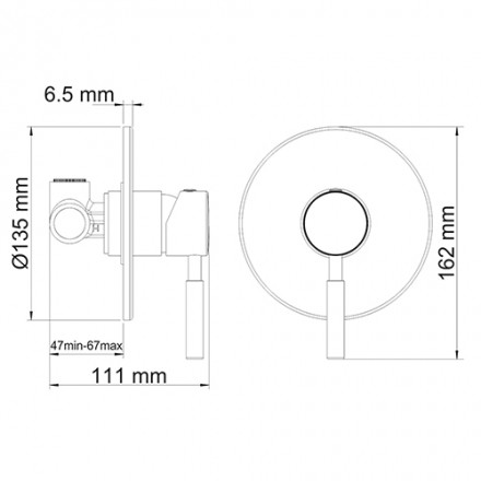 Wasserkraft Main 4151 Смеситель для душа