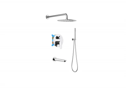 AQUATEK БЕТТА AQ1173CR set 4 в 1 душевой комплект