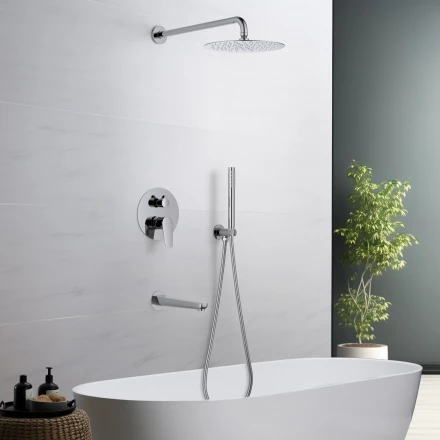 AQUATEK БЕТТА AQ1173CR set 4 в 1 душевой комплект