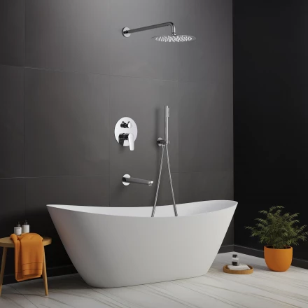 AQUATEK БЕТТА AQ1173CR set 4 в 1 душевой комплект