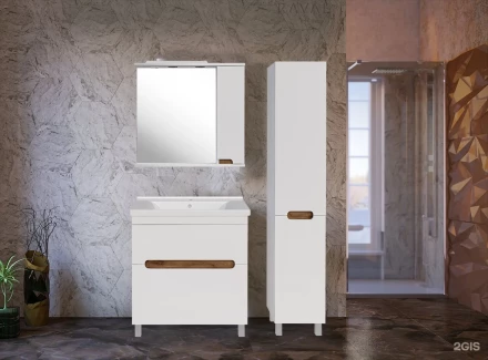 ASB-Mebel Вита 80 2 ящика тумба под раковину