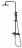 Lemark Bronx LM3772BL Душевая стойка для ванны