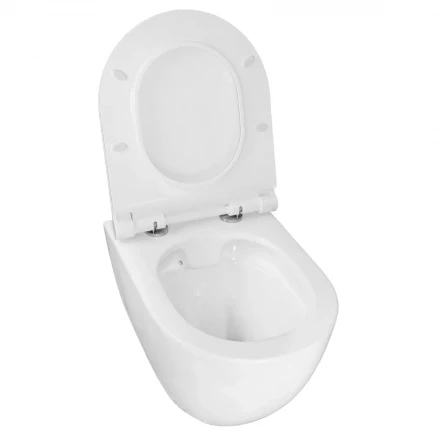 Azario Geno AZ2196D Унитаз подвесной безободковый с сиденьем микролифт