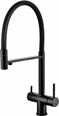 Grocenberg GB4099BL смеситель для кухни матовый черный