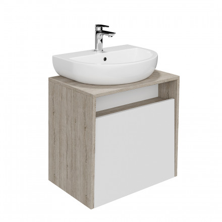 Kerama Marazzi PRO 60 тумба подвесная 1 ящик, белая глянцевая