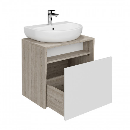 Kerama Marazzi PRO 60 тумба подвесная 1 ящик, белая глянцевая