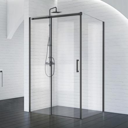 BelBagno ACQUA-AH-1-140/90-C-NERO душевой уголок