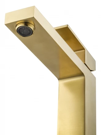 Wonzon &amp; Woghand Cube WW-88239016-BG Смеситель для раковины высокий темный графит