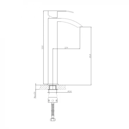 Haiba HB11815 Смеситель для раковины