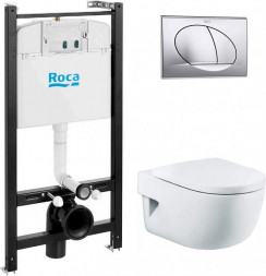 Roca 893104110 Meridian унитаз подвесной c инсталляцей Roca