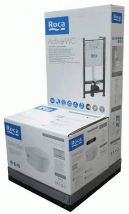 Roca 893104110 Meridian унитаз подвесной c инсталляцей Roca