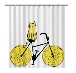 Fixsen Cat FX-2515 Штора для ванной