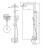 Bravat Palace F6172217CP-A-RUS душевая стойка для ванны
