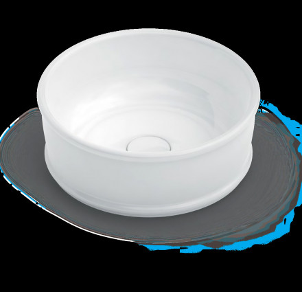 Kerama Marazzi Circo 36 раковина накладная, белая глянцевая