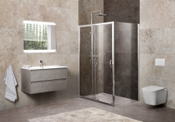 BelBagno UNIQUE-AH-1-100/115-90-C-Cr душевой уголок