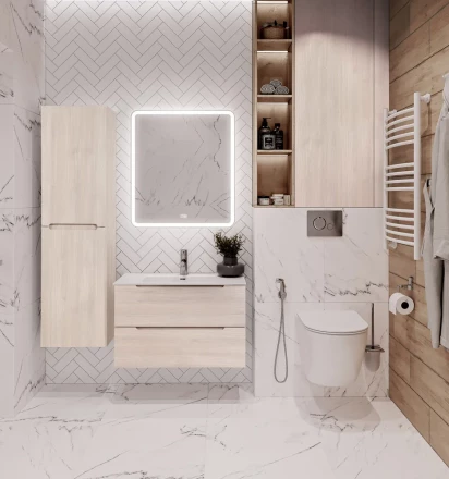 BelBagno KRAFT 39-800/390-2C-SO-BO тумба с раковиной подвесная