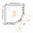 CEZARES STYLUS-O-M-AH-1-120/100-C-Cr душевой уголок