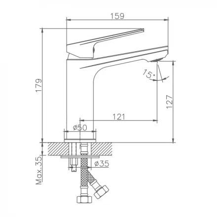 Haiba HB10533-3 Смеситель для раковины