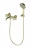 Wonzon &amp; Woghand Stick WW-88639017-BG Смеситель для ванны с душем темный графит