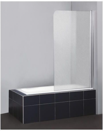 Belbagno SELA-V-1-80/140-C-Cr Шторка для ванны