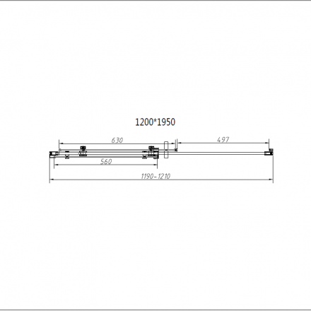 Vincea Como-N VSR-4CN1012CL душевой уголок