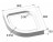 Belbagno TRAY-BB-R-80-550-15-W Душевой поддон акриловый 80x80