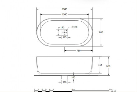RELAX DESIGN Horizont LX01 luc ванна отдельностоящая из искусственного камня