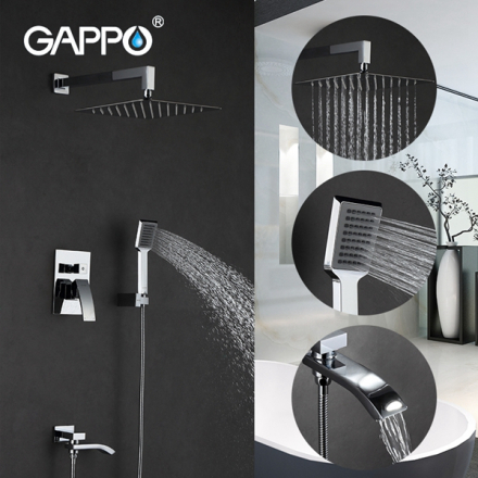 Gappo G7107 Душевая система для ванны встроенная