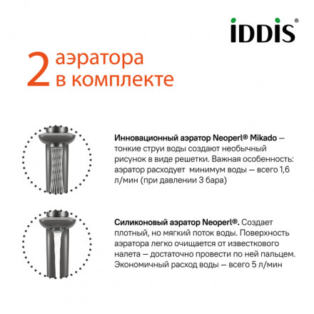 Iddis Slide SLIGMBTi01 смеситель для раковины