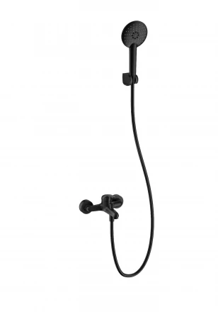 Wonzon &amp; Woghand WW-4530-MB Смеситель для ванны с душем черный матовый