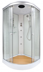 Deto ЕМ1590 Душевая Кабина 90x90 с гидромассажем