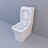 Cerutti NIVOLET CT8457 Напольный унитаз с бачком и крышкой сиденьем