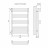Lemark Linara LM04810E П10 500x800 Полотенцесушитель электрический левый/правый