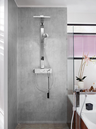 Hansgrohe 27361000 Raindance E 300 1jet Showerpipe 350 ST Душевая стойка