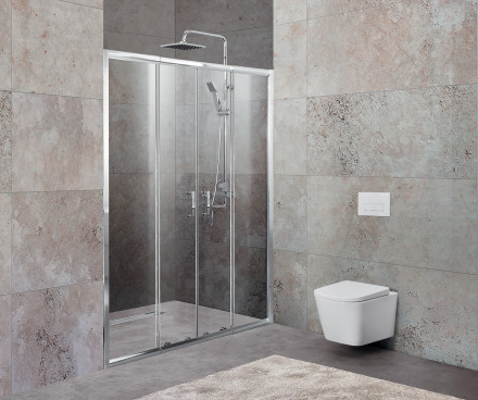 BelBagno UNIQUE-BF-2-170/200-C-Cr душевая дверь