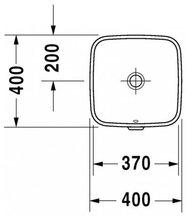 Duravit Durastyle 0373370000 Раковина встраиваемая