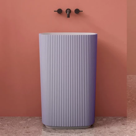 ABBER Stein AS2502Violett раковина отдельностоящая