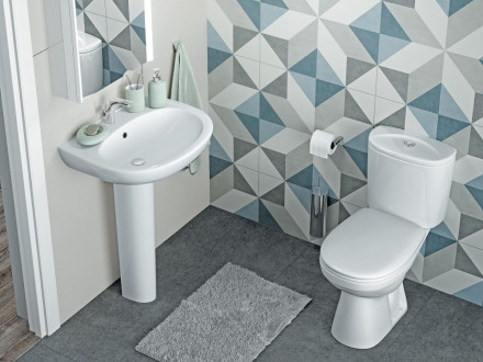 Santek Анимо 1WH302137 унитаз-компакт с микролифтом