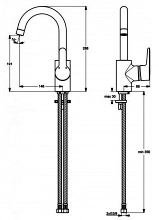 Ideal Standard Connect B9933AA Смеситель для раковины