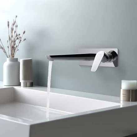 AQUATEK БЕТТА AQ1113CR смеситель для раковины настенный
