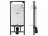 AlcaPlast A101/1200-0001 Sádromodul инсталляция для сухой установки (для гипсокартона)
