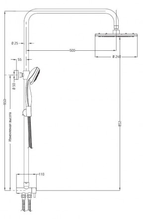 ESKO ST950 Душевая стойка