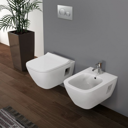 Geberit Renova Plan 500.378.01.1 Rimfree Унитаз подвесной (чаша)