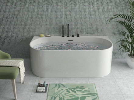 Azario BRADFORD BD07-1700 Ванна акриловая 1700х800х580 пристенная