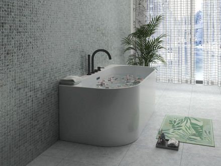 Azario BRADFORD BD07-1700 Ванна акриловая 1700х800х580 пристенная